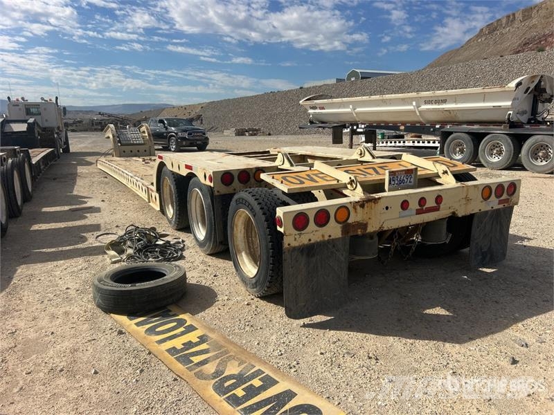 Diamond 45 ton Tri/A Removable Gooseneck Lowboy Trailer Niski utovarivači