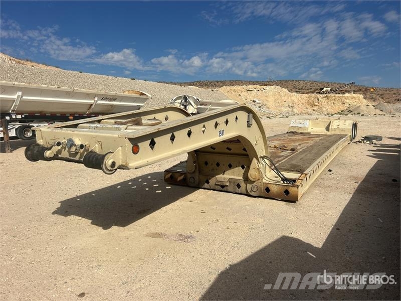 Diamond 45 ton Tri/A Removable Gooseneck Lowboy Trailer Niski utovarivači
