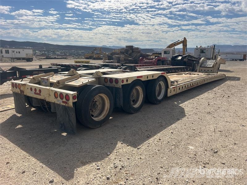 Diamond 45 ton Tri/A Removable Gooseneck Lowboy Trailer Niski utovarivači