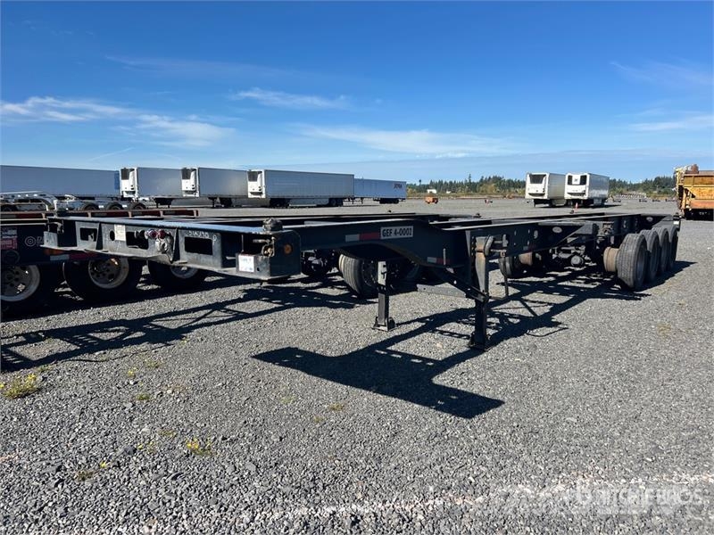  Dionbilt DBN40205SR8PNT 40 ft Quad/A Container Tra Kontejnerske prikolice