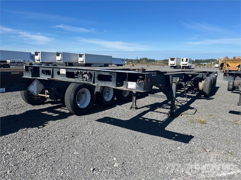 Dionbilt DBN40205SR8PNT 40 ft Quad/A Container Tra Kontejnerske prikolice
