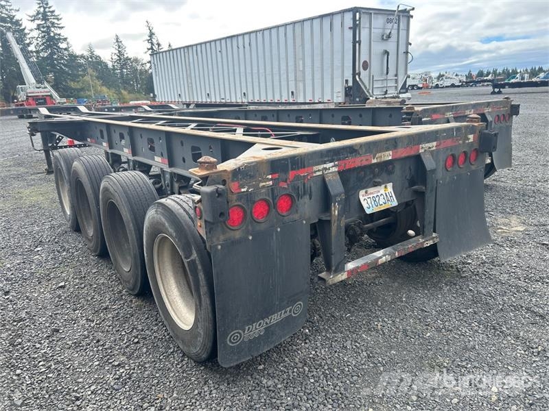 Dionbilt DBN40205SR8PNT 40 ft Quad/A Container Tra Прицепы-Контейнеровозы