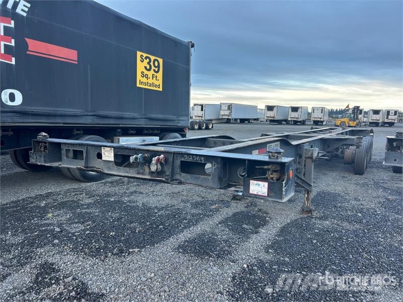  Dionbilt DBN40205SR8PNT 40 ft Quad/A Container Tra Containeranhänger