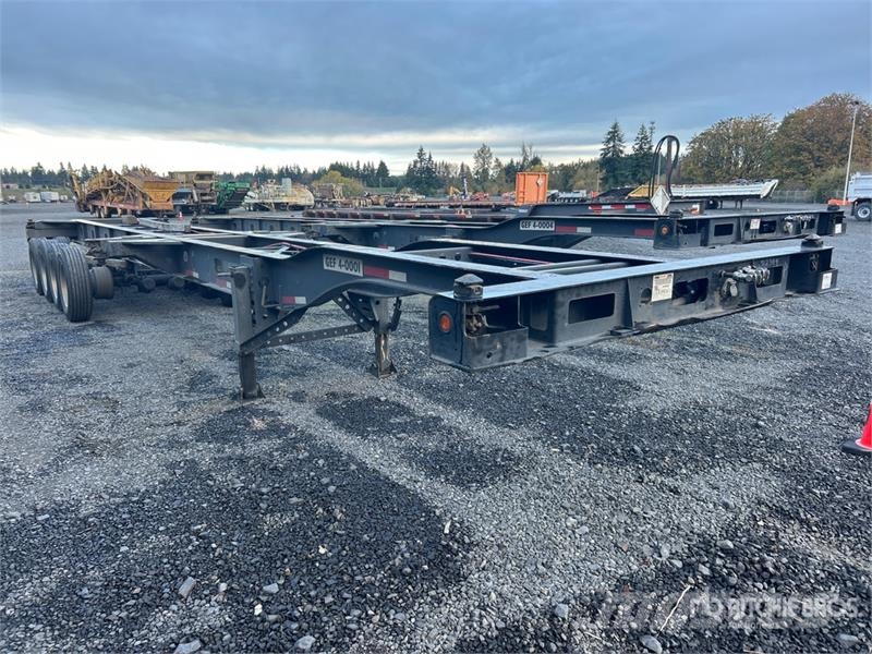  Dionbilt DBN40205SR8PNT 40 ft Quad/A Container Tra Containeranhänger