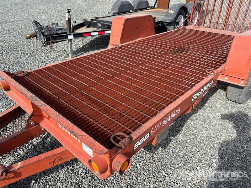Ditch Witch 13 ft S/A Equipment Trailer Anhænger til Autotransport