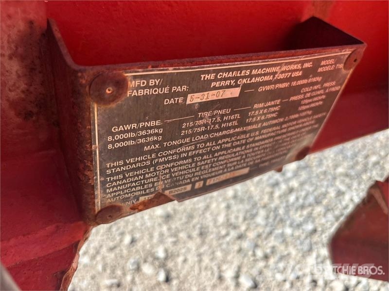 Ditch Witch FX30 Tanker trailers