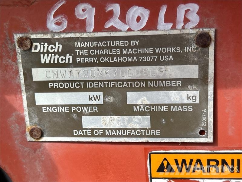 Ditch Witch RT75-H 4x4 Trencher Kædegravere