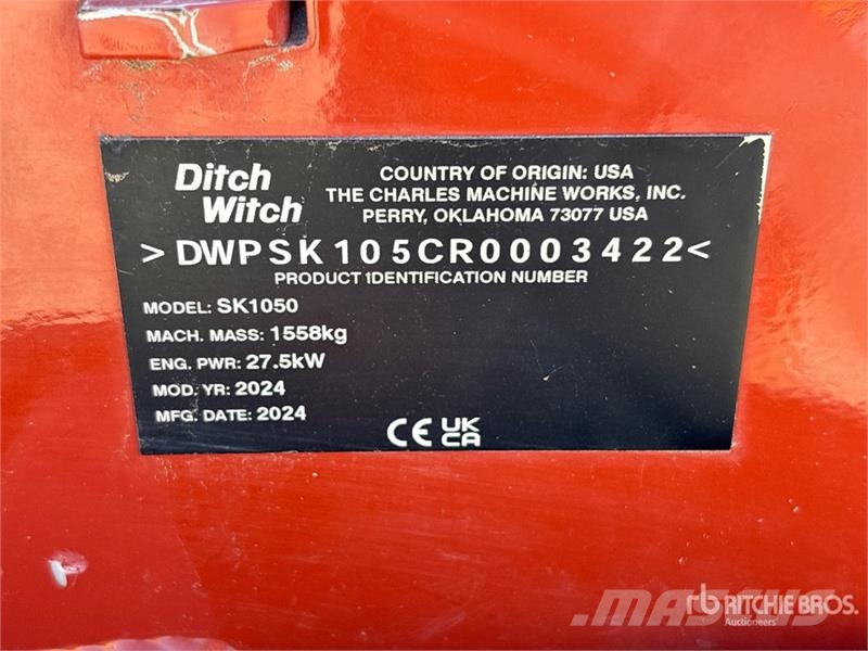 Ditch Witch SK1050C Mini Compact Track Loader Skid steer mini nakladalci