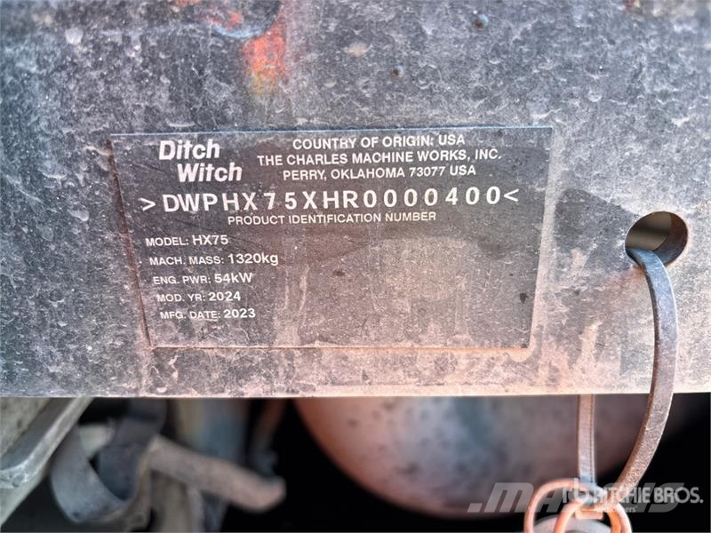 Ditch Witch VT26 800 gal T/A Vacuum Tanker Trailer Tankwagen