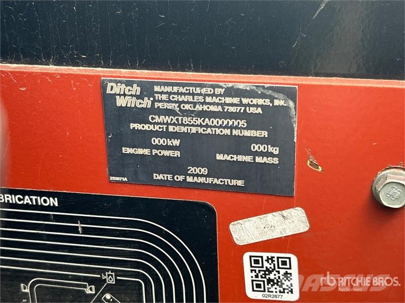 Ditch Witch XT855 Tracked Backhoe Loader Rovokopači
