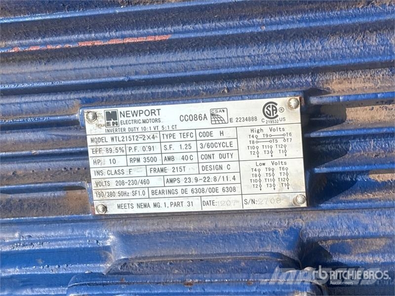  Diversi-Tech Typhoon WX-5000 Electric 5000 cfm Wet معدات البناء - غير ذلك