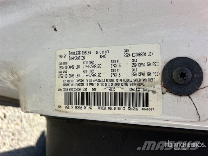 Dodge Ram 2500 4x2 Utility Truck Pickup/Pritschenwagen