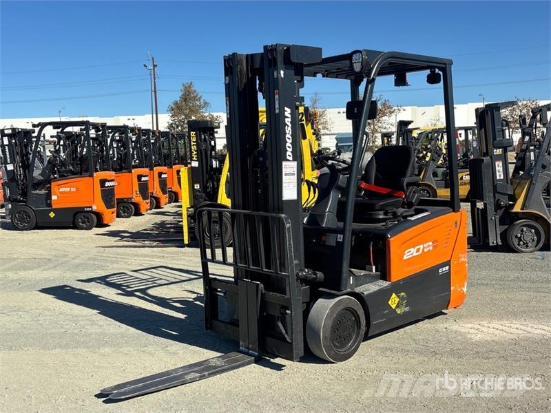 Doosan B20T7 3650 lb Electric Forklift Carretillas de horquilla eléctrica