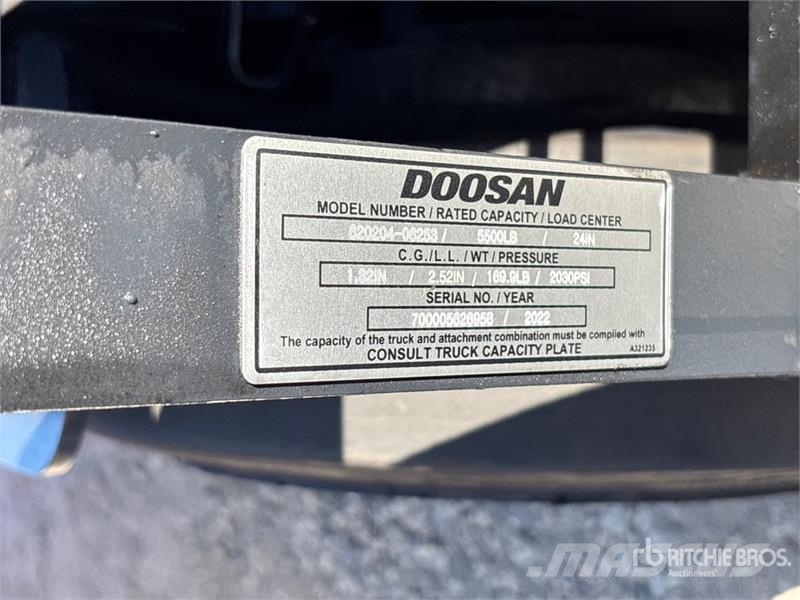 Doosan BC25S-7 2500 lb Cushion Tire Forklift Viličarji - drugo