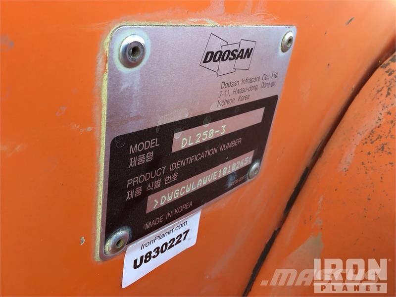 Doosan DL250-3 Utovarivači na točkove