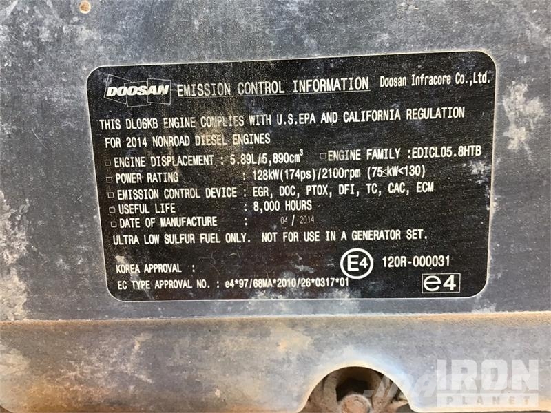 Doosan DL250-3 Utovarivači na točkove