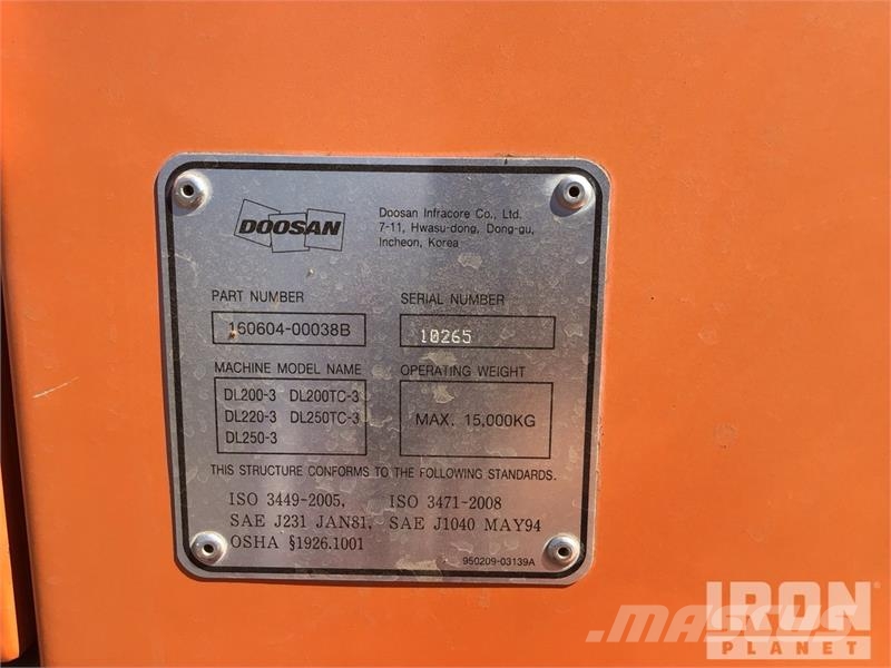 Doosan DL250-3 Utovarivači na točkove