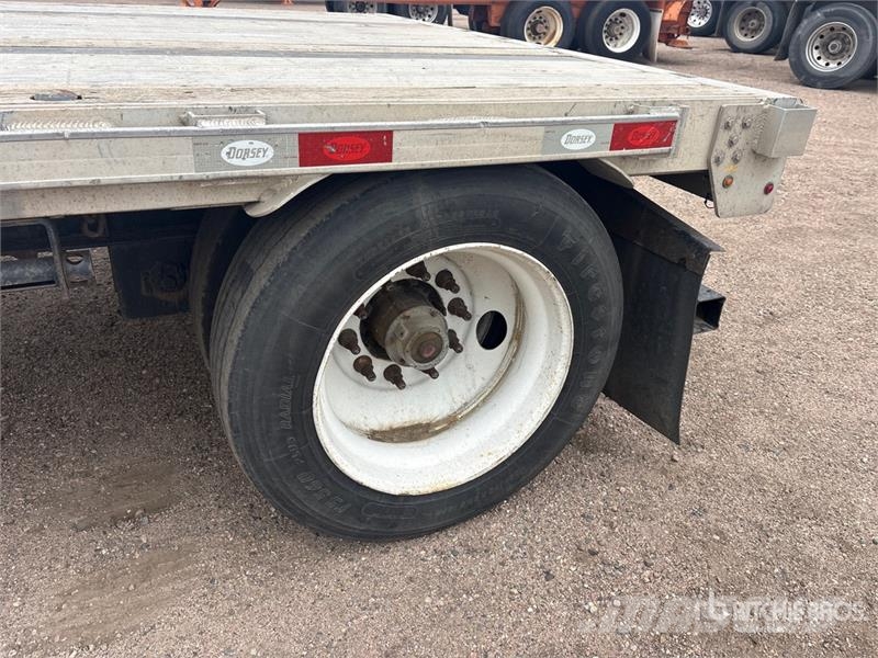 Dorsey DC-48 48 ft Spread axle 10' 6 Step Deck Trailer 로우 로더