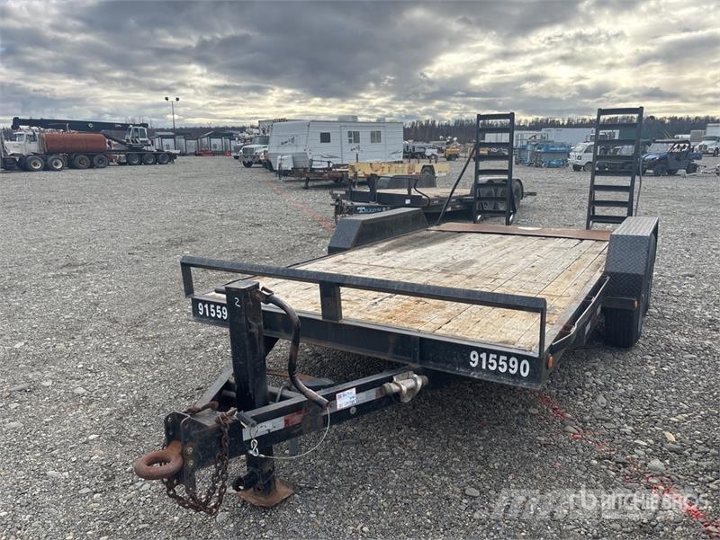 Double A 16 ft T/A Equipment Trailer Auto pārvadāšanas treileri