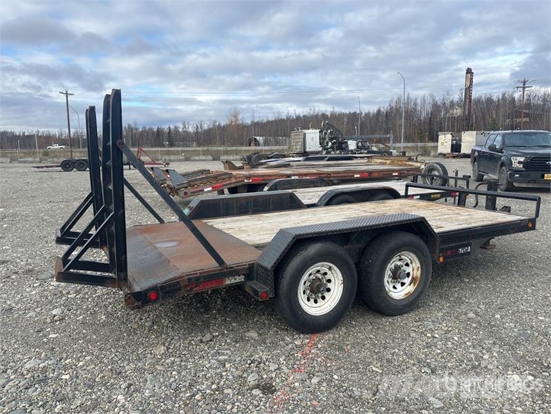 Double A 16 ft T/A Equipment Trailer Auto pārvadāšanas treileri