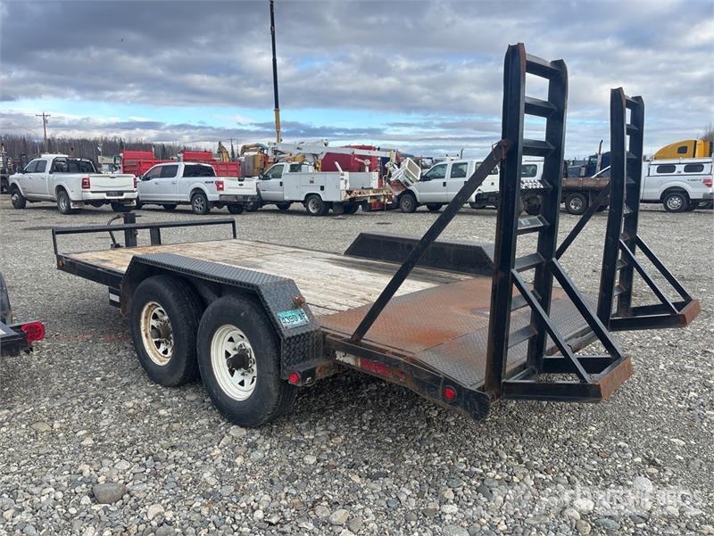 Double A 16 ft T/A Equipment Trailer Auto pārvadāšanas treileri