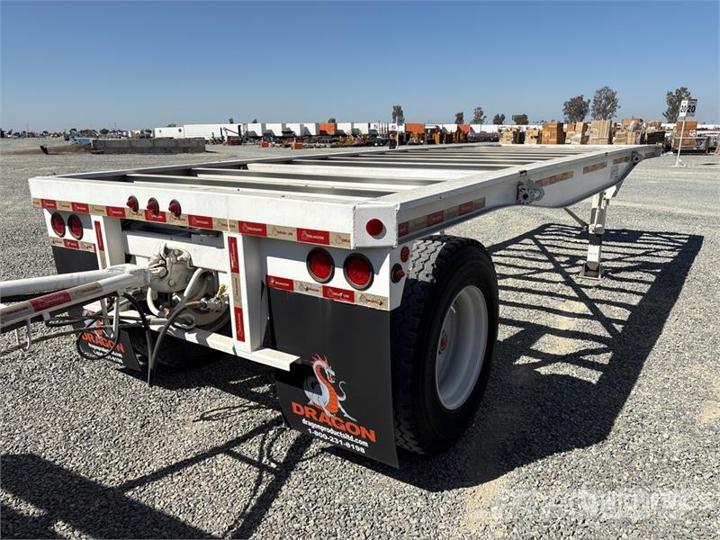 Dragon FB 24 ft S/A Lead Flatbed Trailer Vlakke laadvloer