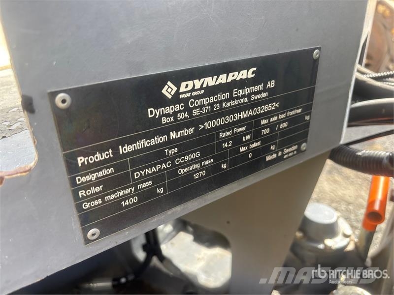 Dynapac CC900G Double Drum Roller Twin drum rollers