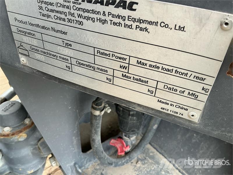 Dynapac CC950 Double Drum Roller Twin drum rollers