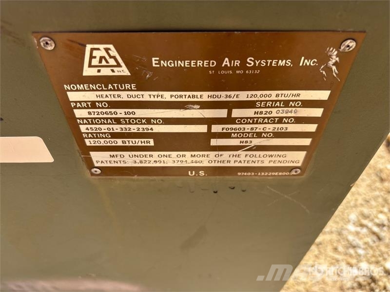  EAS H83 Heater ماكينات زراعية - غير ذلك