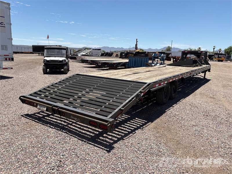East Mfg Texas Trailers 40 ft T/A Gooseneck Equipment Trail Autotreilerid