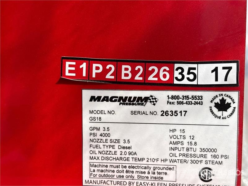 Easy-Kleen Magnum Gold Pressure Washer (Unused) Rensere med lavt tryk