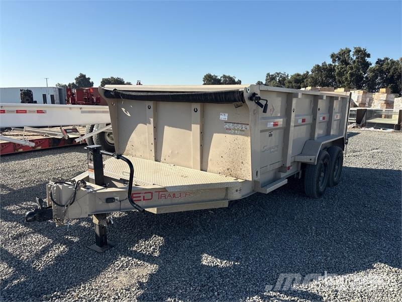 ED 14 ft T/A Dump Utility Trailer Bañera
