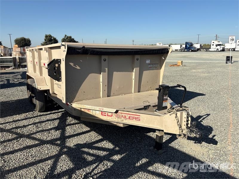 ED 14 ft T/A Dump Utility Trailer Bañera