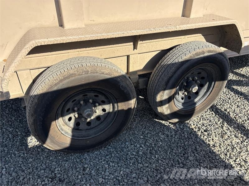 ED 14 ft T/A Dump Utility Trailer Bañera