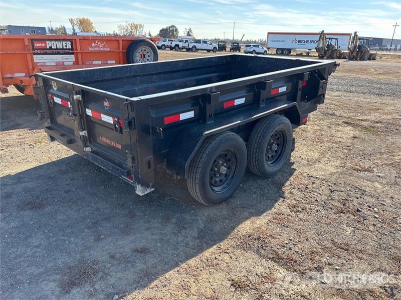 ED Trailers 10 ft T/A Dump Utility Trailer Самоскиди