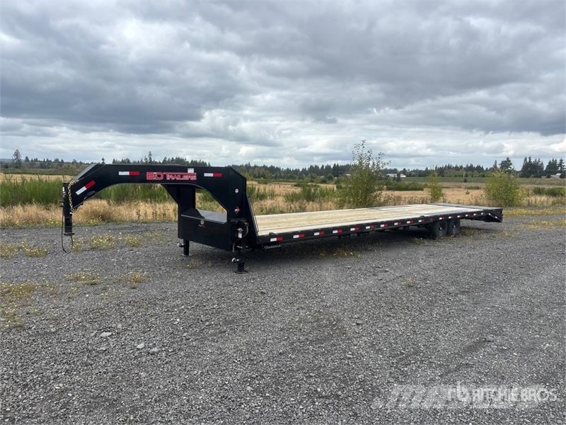 ED Trailers 40 ft T/A Gooseneck Equipment Trailer Araç nakil römorklari