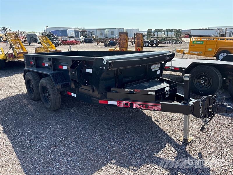 ED Trailers SDT601023515SR 10 ft T/A Dump Utility Tra Pašizgāzējs