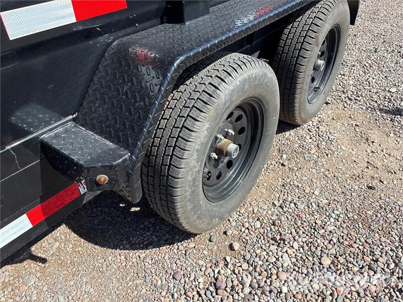 ED Trailers SDT601023515SR 10 ft T/A Dump Utility Tra Pašizgāzējs