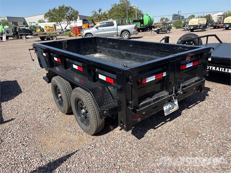 ED Trailers SDT601023515SR 10 ft T/A Dump Utility Tra Pašizgāzējs
