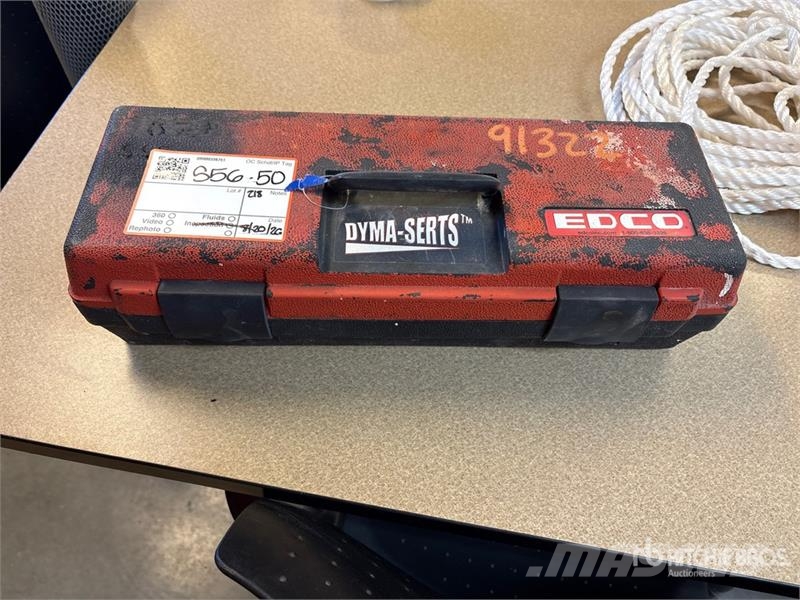 Edco of (6) Edco 12400 Grinder-Dyma Inserts Outros componentes