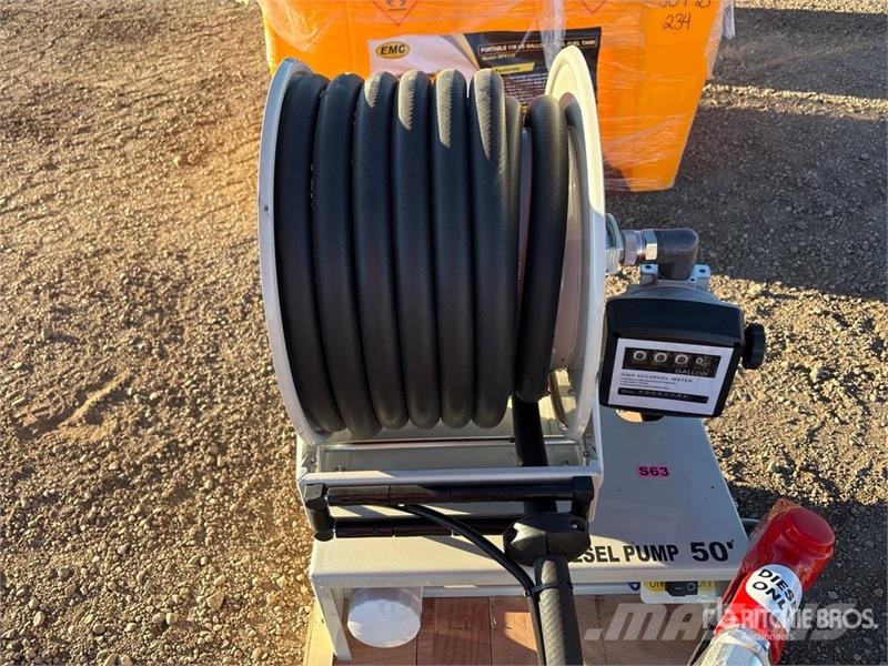 Electric 50 ft Diesel Fuel Hose Reel (Unused) Outros componentes