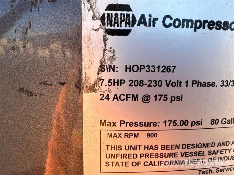  Electric 80 gal Air Compressor Compressors