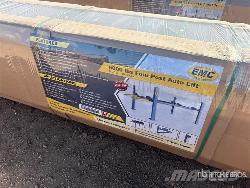 EMC 4QJY4.0-C 4 Post 9000 lb Vehicle Lift Diger