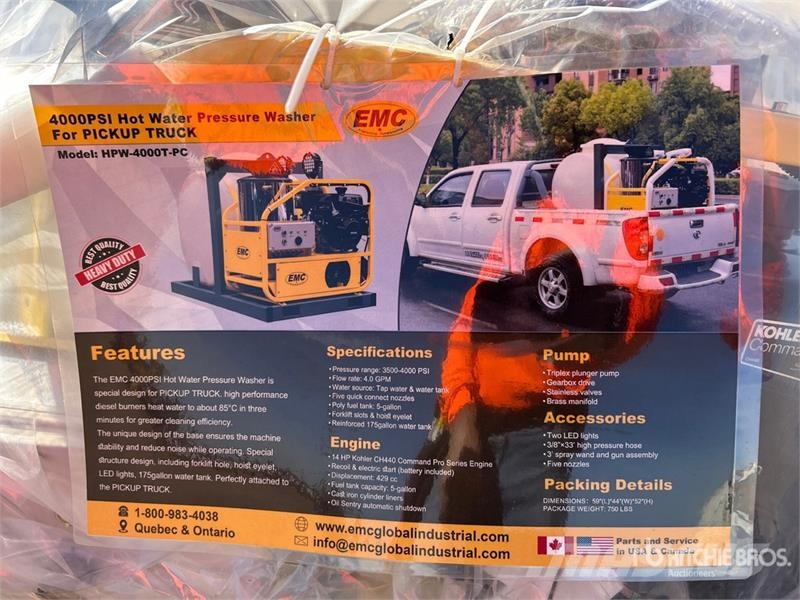 EMC HPW-4000T-PC Hot Water Pressure Washer Hand Wasserdruckreiniger