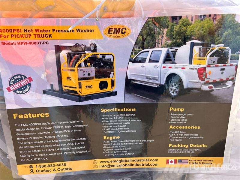 EMC HPW-4000T-PC Hot Water Pressure Washer Hand Wasserdruckreiniger