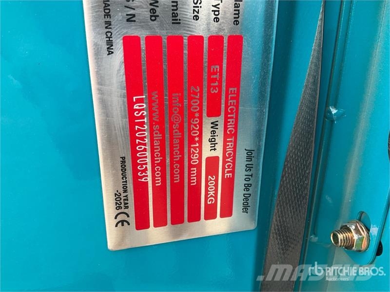  ET13-BLUE Electric Mini Trike (Unused) PKWs
