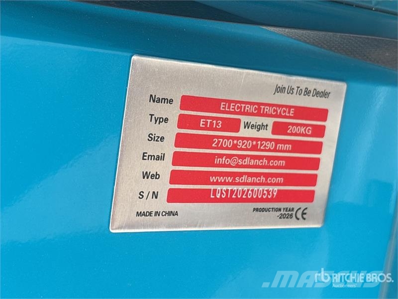  ET13-BLUE Electric Mini Trike (Unused) PKWs