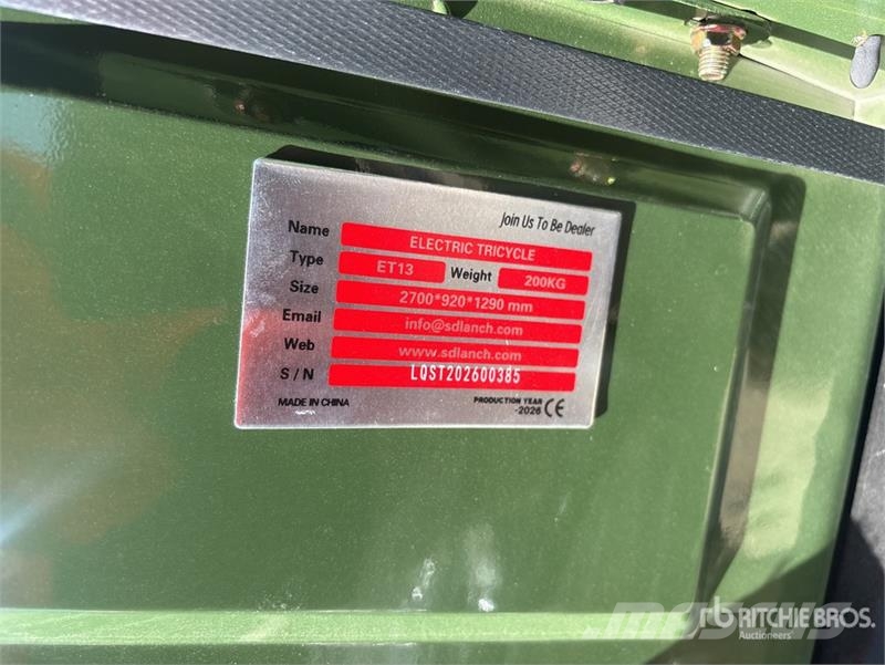 ET13-GREEN Electric Mini Trike (Unused) PKWs
