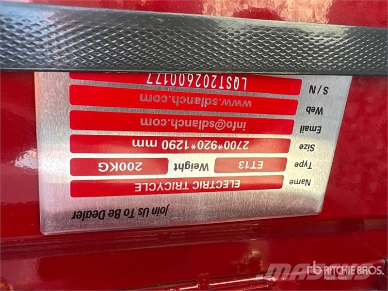 ET13-RED Electric Mini Trike (Unused) PKWs