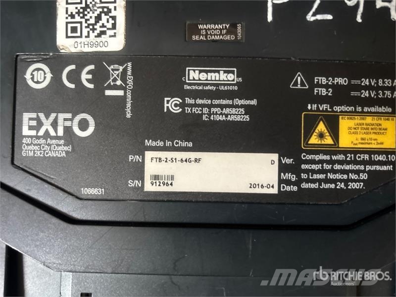 Exfo FTB2 Portable Test Platform Öl- und Gasbohrgeräte